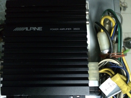 Alpine 3503 2CH 50x2CH ตัวเท่าฝ่ามือ มือ2 ญี่ปุ่น  Line:Mcballza