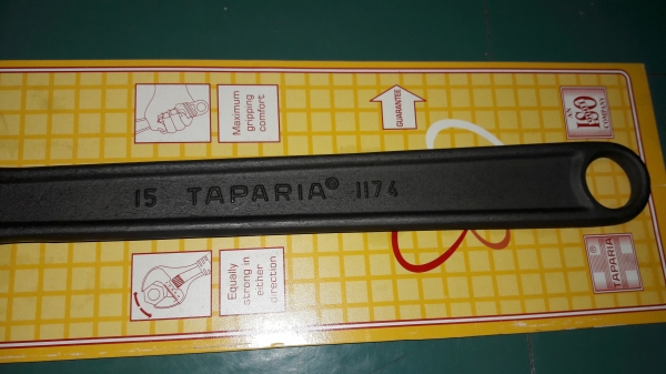 ขายประแจเลื่อนทาปาเรียขนาด15" TAPARIA Made in India.