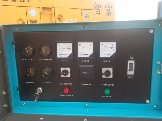 ขายเครื่องปั่นไฟใหม่ขนาด 50 kvaพร้อมตู้เก็บเสียง