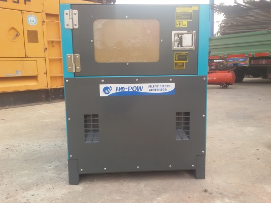 ขายเครื่องปั่นไฟใหม่ขนาด 50 kvaพร้อมตู้เก็บเสียง