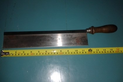 ขายเลื่อยตราจระเข้สามดาวเยอรมันยาว16"เก่าเก็บMade in Germany.