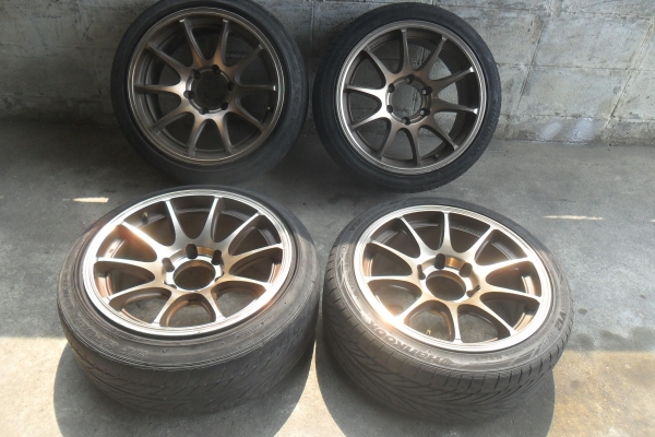 ล้อแม็ก18นิ้ว6รู พร้อมยาง สวยๆ 4 ล้อ ราคา 10700 บาท