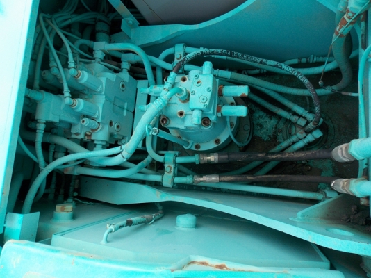 มาถึงอีกแล้ว รถขุดKOBELCO บูมยาว 18 เมตร  super long boom