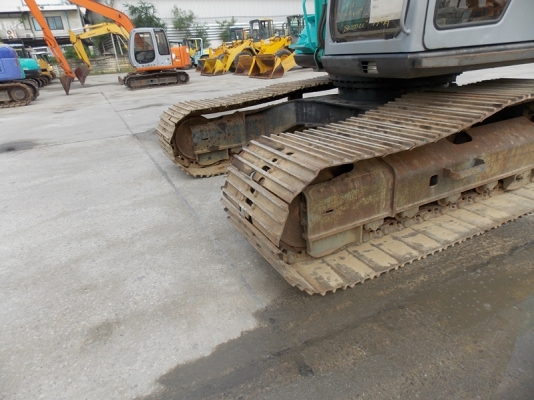 มาถึงอีกแล้ว รถขุดKOBELCO บูมยาว 18 เมตร  super long boom