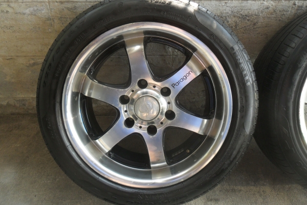 ล้อแม็ก17นิ้ว6รู พร้อมยาง สวยๆ 4 ล้อ ราคา 8900 บาท ล้อแม็ก17นิ้ว6รู พร้อมยาง สวยๆ 4 ล้อ ราคา 8900 บาท