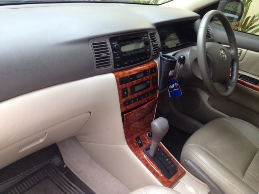 ALTIS1.6G AIRBAG/ABS รถมือเดียว สภาพสวย สีดี เครื่องดี ช่วงล่างแน่น วิ่งน้อย120,+++กม. ภายในไม่โทรม มีลายไม้ เบาะหนังสีครีม แอร์ออโต้ คนแก่ใช้ ไม่เคยติดแก๊ซ ขาย 280000 มาดูก่อนได้ ต่อรองได้ สภาพ1ใน200 สนใจ 0827861333 ดูรถ ลาดพร้าว 87 ครับ