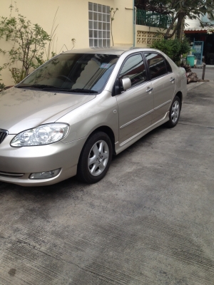 ALTIS1.6G AIRBAG/ABS รถมือเดียว สภาพสวย สีดี เครื่องดี ช่วงล่างแน่น วิ่งน้อย120,+++กม. ภายในไม่โทรม มีลายไม้ เบาะหนังสีครีม แอร์ออโต้ คนแก่ใช้ ไม่เคยติดแก๊ซ ขาย 280000 มาดูก่อนได้ ต่อรองได้ สภาพ1ใน200 สนใจ 0827861333 ดูรถ ลาดพร้าว 87 ครับ