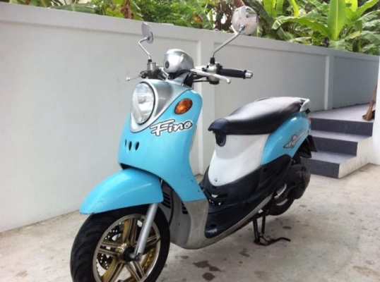Yamaha Fino ฟ้าขาว ล้อแม็ก สวยเครื่องดีมาก
