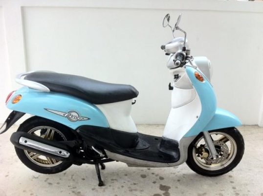 Yamaha Fino ฟ้าขาว ล้อแม็ก สวยเครื่องดีมาก