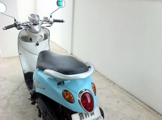 Yamaha Fino ฟ้าขาว ล้อแม็ก สวยเครื่องดีมาก