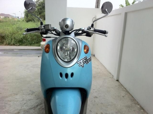 Yamaha Fino ฟ้าขาว ล้อแม็ก สวยเครื่องดีมาก