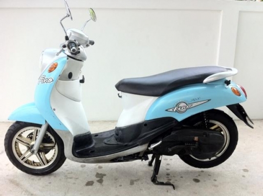 Yamaha Fino ฟ้าขาว ล้อแม็ก สวยเครื่องดีมาก