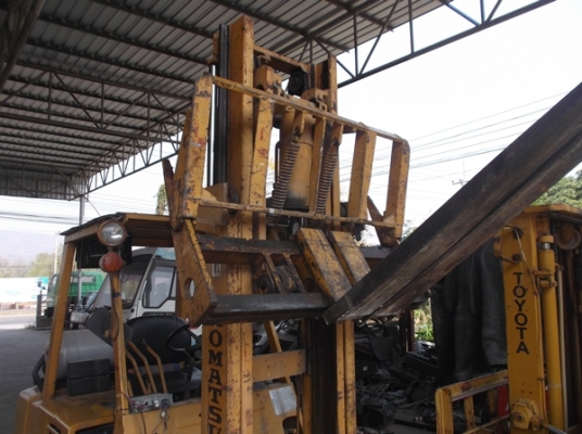 ขายโฟล์คลิฟท์  โคมัทสุ  FG25L เสาสูง3เมตร มีHing งากระดก ติดแก๊ส