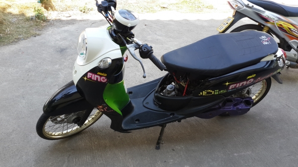 Fino แต่งซิ่ง มีทะเบียน มีชุดโอนแต่บัตรหมดอายุ ขายถูก ต่อรองได้ Fino แต่งซิ่ง มีทะเบียน มีชุดโอนแต่บัตรหมดอายุ ขายถูก ต่อรองได้