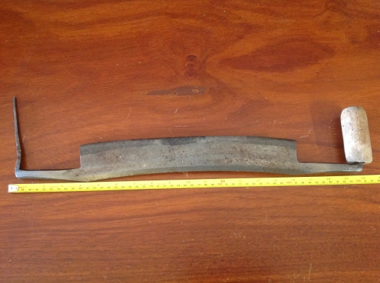 ขายมีดขูดโบราณ Antique Draw Knife D.R.Barton Rochester N.Y. เหล็กดี คม ต้องไป DIY ด้ามจับเพิ่ม
