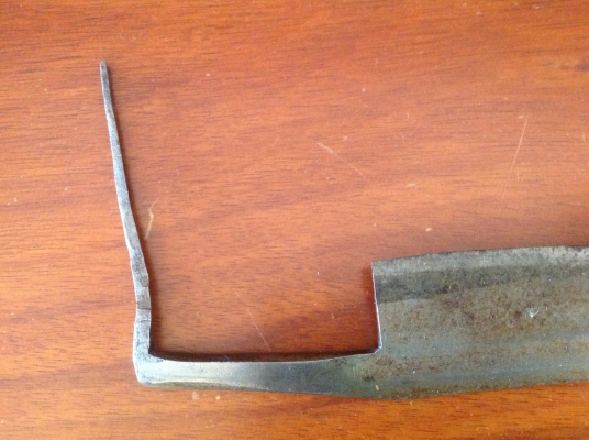 ขายมีดขูดโบราณ Antique Draw Knife D.R.Barton Rochester N.Y. เหล็กดี คม ต้องไป DIY ด้ามจับเพิ่ม