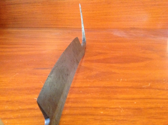 ขายมีดขูดโบราณ Antique Draw Knife D.R.Barton Rochester N.Y. เหล็กดี คม ต้องไป DIY ด้ามจับเพิ่ม