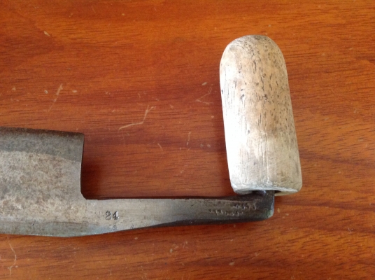 ขายมีดขูดโบราณ Antique Draw Knife D.R.Barton Rochester N.Y. เหล็กดี คม ต้องไป DIY ด้ามจับเพิ่ม