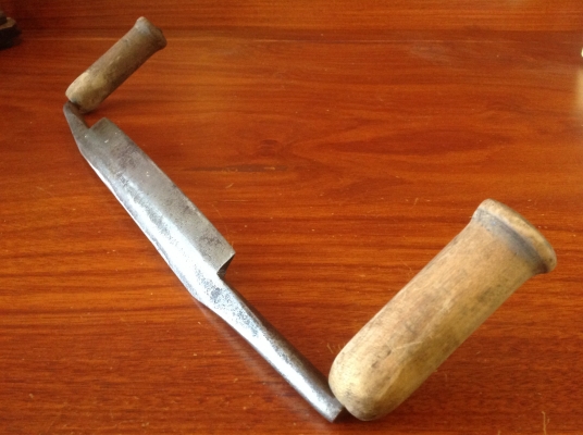 ขาย Antique Draw Knife เหล็กดี ด้ามสมบูรณ์