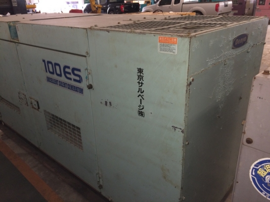 DENYO DCA-100ESI เซ็ตนอกจากญี่ปุ่น ถึงไทยแล้วครับ ชั่วโมงการทำงานน้อยมาก ๆ