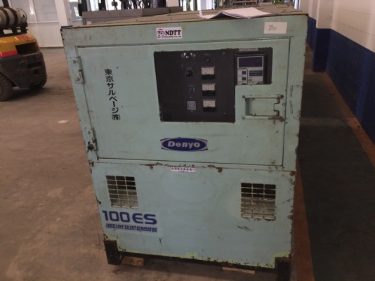 DENYO DCA-100ESI เซ็ตนอกจากญี่ปุ่น ถึงไทยแล้วครับ ชั่วโมงการทำงานน้อยมาก ๆ