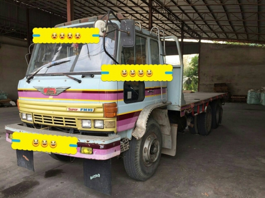 10ล้อเพลาเดียว168แรง...พื้นเรียบ heno KT925. รถสภาพดี เล่มพร้อม