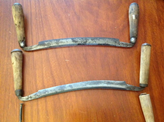 ขายมีดขูดโบราณ Antique Draw Knife อันละ 1,600 รวมจัดส่ง