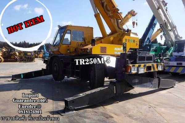 ขาย รถเครน 25 ตัน TR250M-5 จำหน่าย รถ เครื่องจักร อุปกรณ์ทุกชนิด นำเข้า100\% ราคาถูก eurotec 0818176901 ขาย รถเครน 25 ตัน TR250M-5 จำหน่าย รถ เครื่องจักร อุปกรณ์ทุกชนิด นำเข้า100\% ราคาถูก eurotec 0818176901