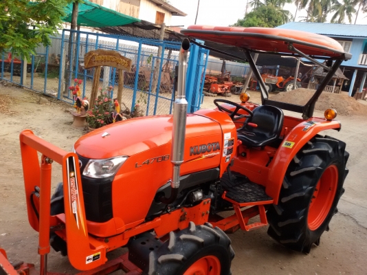 ปัญญาแทรคเตอร์..จัดมาให้ครับ ด่วน!!!คูโบต้า L4708 พร้อมใบมีดคานล่าง พร้อมโรตาลี่182 ทำงาน996ชม. สภาพ สี เดิมๆ จัดส่ง เวียงป่าเป้า จ.เชียงราย