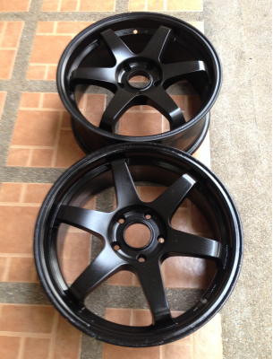 ล้อ Volk TE37 ขอบ 17 สภาพสวย ไม่มีซ่อม จำนวน 2วง ราคาไม่แพง