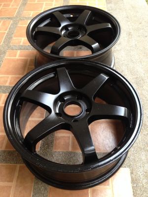 ล้อ Volk TE37 ขอบ 17 สภาพสวย ไม่มีซ่อม จำนวน 2วง ราคาไม่แพง