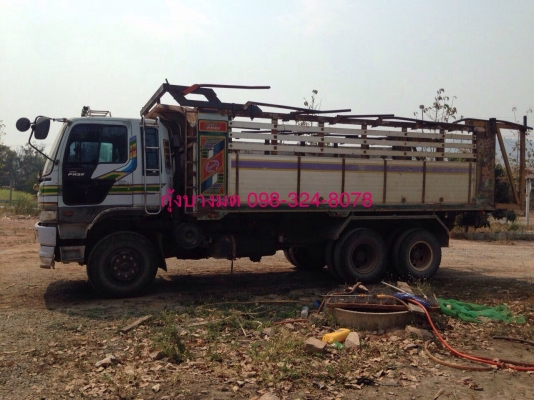 ขายรถบรรทุกสิบล้อดัมพ์ Hino 2K เครื่องเดิม K13D-240 แรง 2 เพลา ปี 40 ดัมพ์มิเนียม มีระบบลากพ่วง