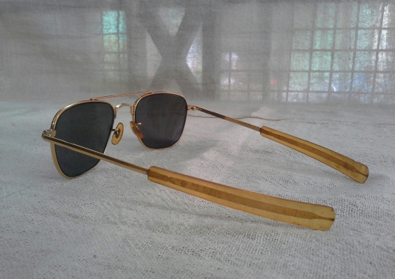 แว่นตาเสืออากาศยุค 60s ระดับวินเทจนางฟ้า!  COMMAND/AO USA 52mm ไซซ์หล่อ!