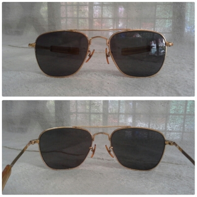 แว่นตาเสืออากาศยุค 60s ระดับวินเทจนางฟ้า!  COMMAND/AO USA 52mm ไซซ์หล่อ!