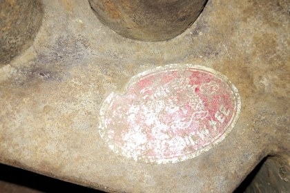 ขายหินเจียรมือหมุนงานเก่าพร้อมใบเจียรขนาด6นิ้ว