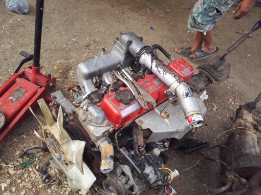 ขาย เครื่อง พร้อมเกียร์ BD25 บิ๊กเอ็ม ฝาแดง พร้อมเกียร์