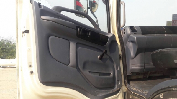 ขายรถบรรทุก 22  ล้อคอกรั้วไม่ดัมพ์ HINO MEGA 320 แรงม้าปี 2551 ไฮสปีด ลูกพ่วงสามมิตร 3 เพลาแท้โรงงานยาว 6.50 เมตร ราคา 1880000