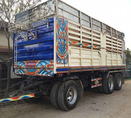 ขายรถพ่วง ISUZU DECA 360 ปลายปี 56 ท่อไอเสียออกข้างแล้ว ดั้มเกษตร สภาพเดิมๆ รถพ่วง 22ล้อ