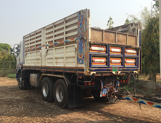 ขายรถพ่วง ISUZU DECA 360 ปลายปี 56 ท่อไอเสียออกข้างแล้ว ดั้มเกษตร สภาพเดิมๆ รถพ่วง 22ล้อ