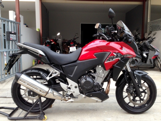 ((ดาวน์45000)) ขาย CB500X ปี2013 สภาพสวย สีแดงงามๆ ราคา165000 บาท