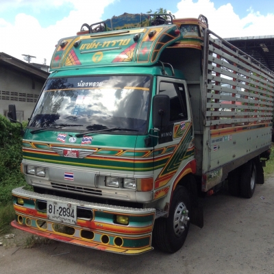 6ล้อรั้ว117แรง..สวยๆสภาพดี HINO FC2WHLA เครื่อง WO4D..เล่มพร้อม.