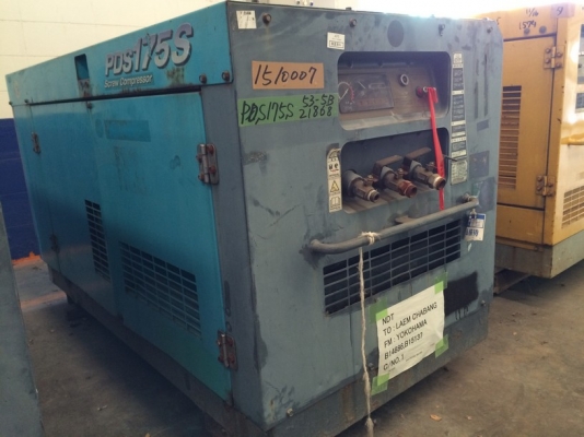 ปั้มลม AIRMAN PDS175S เก่านอกรุ่นใหม่ นำเข้าจากญี่ปุ่น ถึงไทยแล้วครับ ราคาไม่แพง