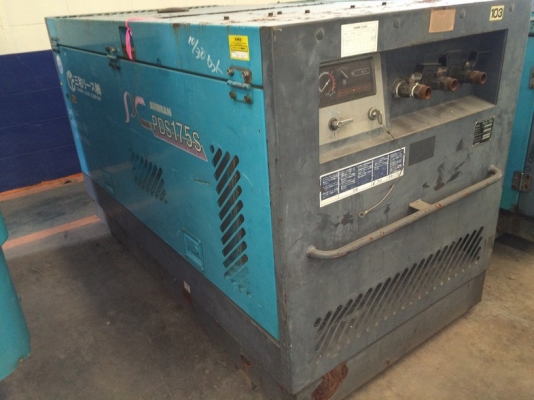 ปั้มลม AIRMAN PDS175S เก่านอก นำเข้าจากญี่ปุ่น ไม่เคยใช้งานในเมืองไทยครับ ราคาถูก