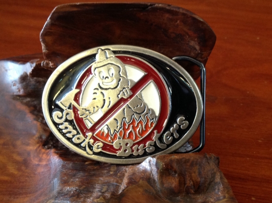 ขายหัวเข็มขัด Vintage Vintage Smoke Buseter รวมจัดส่ง