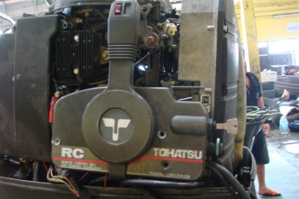 ขายเครื่อง tohatsu 120แรง พร้อมคอลโทรล