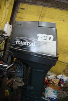 ขายเครื่อง tohatsu 120แรง พร้อมคอลโทรล