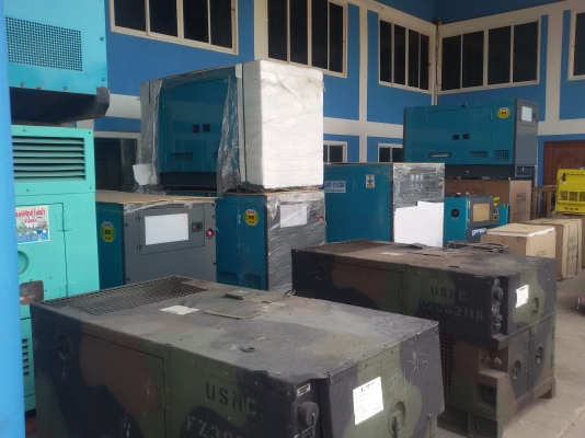 ขายเครื่องปั่นไฟใหม่ขนาด 30 kvaพร้อมตู้เก็บเสียง