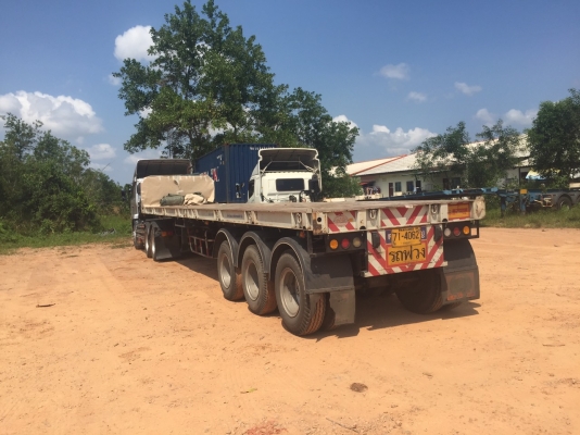 ขายรถบรรทุกหัวลาก NISSAN CWM 454  350 แรงม้าปี 2552 หางพื้นเรียบ RCK 3 เพลาราคา 1600000