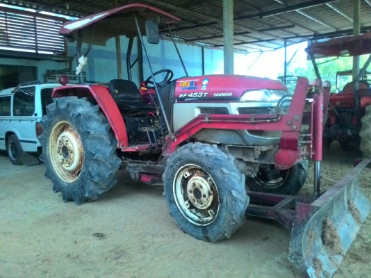 ขายรถไถ YANMAR EF453T พร้อมดันหน้าและผาน6 ราคา 250,000 สอบถามได้ DC Tractor Rayong 0818618678,0899347475 id line=0818618678 id line=carbonthai อ.แกลง ระยอง  มีรถบริการขนส่งทั่วไทย  https://www.facebook.com/Tractors-Rayong-307154532717928/