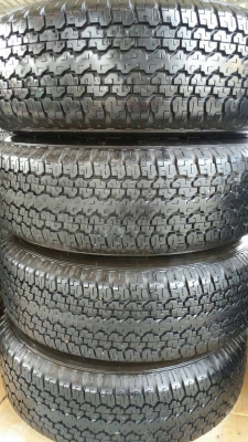 ยาง bridgestone 245 70 16 ปี 15 ชุดล่ะ 13000